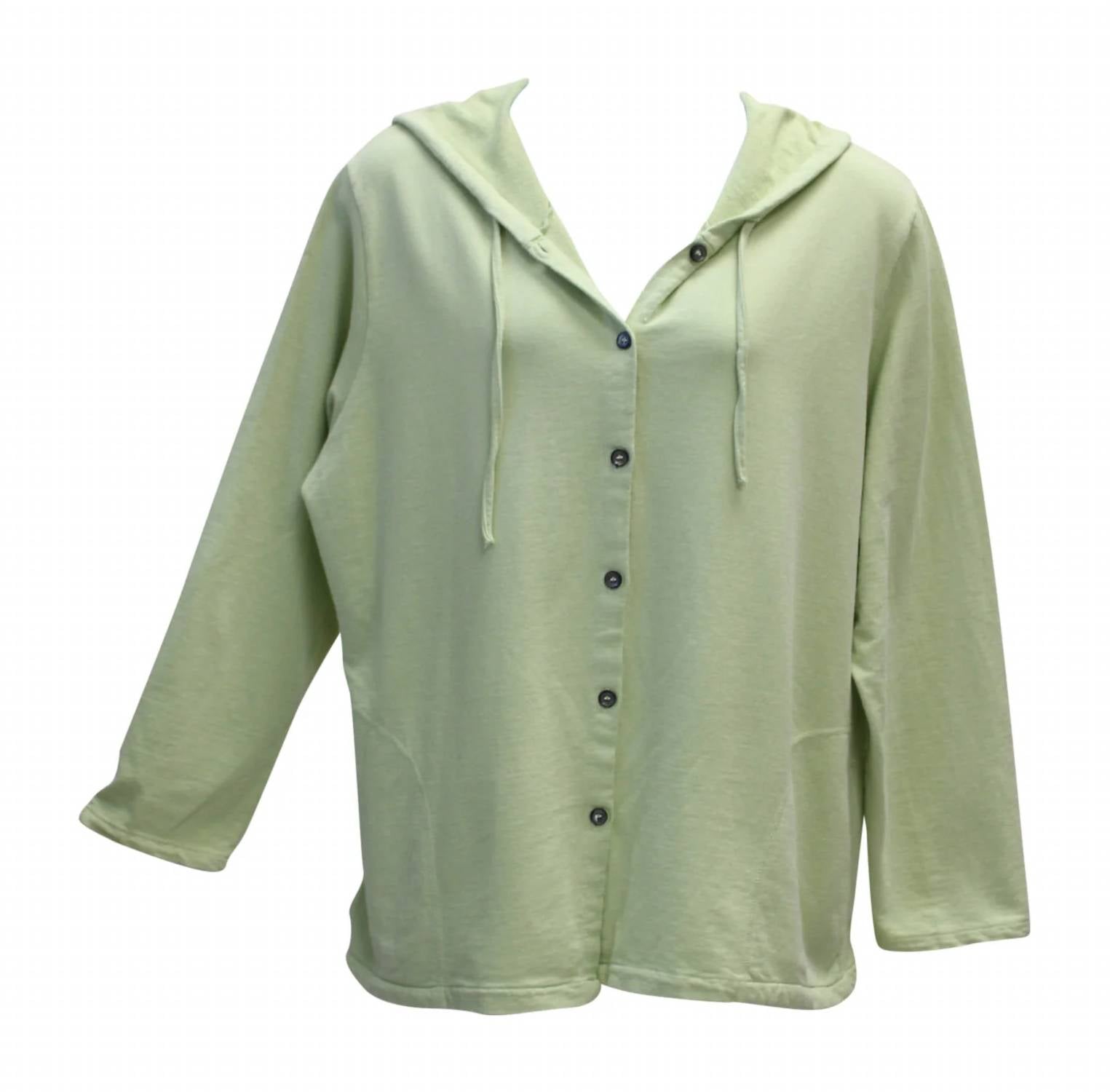 Liz And Jane - Women's Cotton French Terry Hoodie Jacket