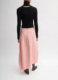 Tibi - Nylon Asymmetrical Balloon Skirt