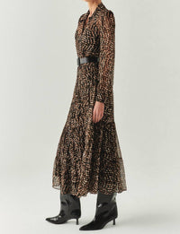 EXQUISE Aliza Dress in multi color - women's dress - detail view