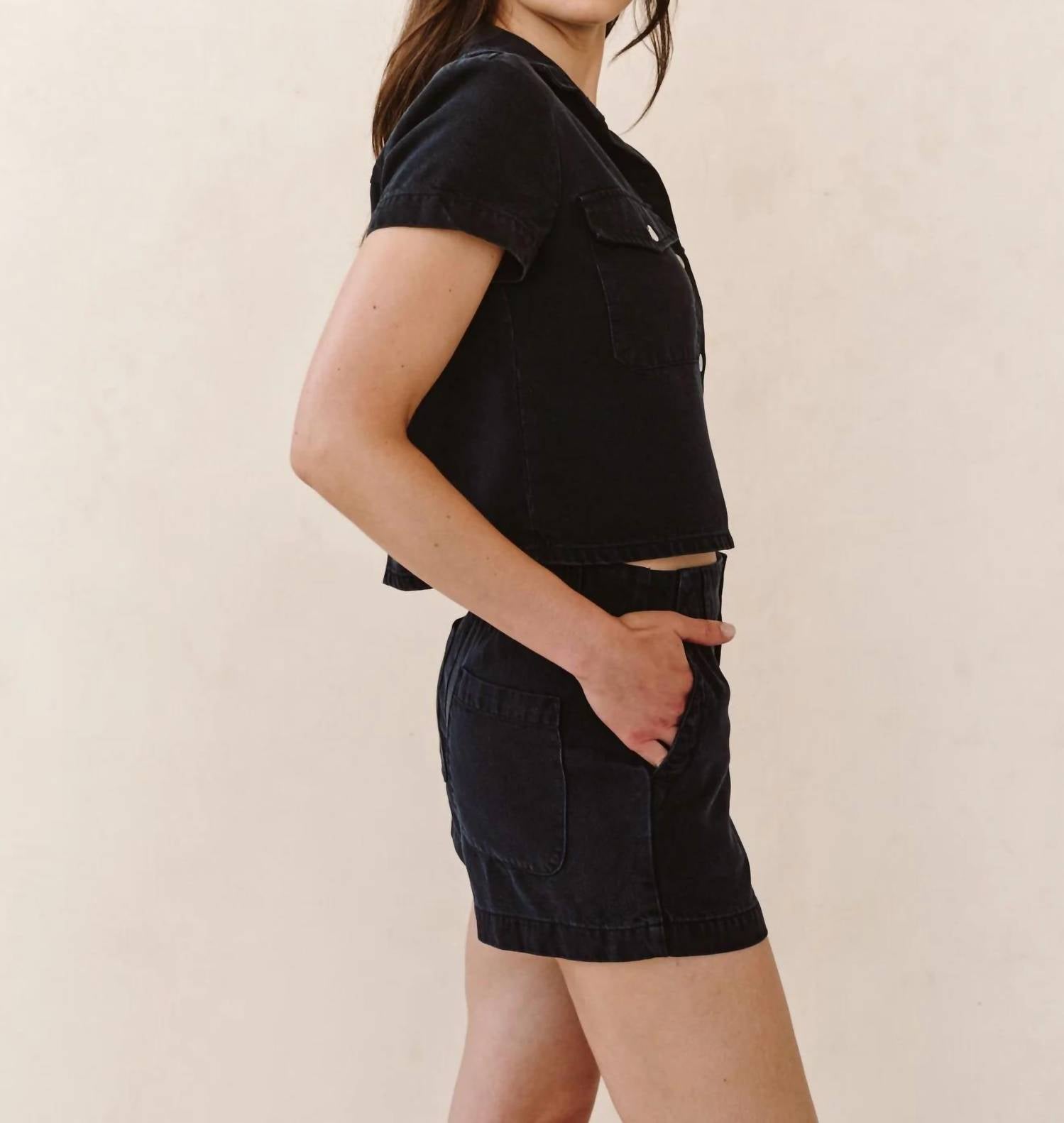 Bella Dahl - Short Sleeve Flap Pocket Shirt
