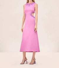 ALEXIS Leda Sleeveless Midi Dress in orchid - women's dress