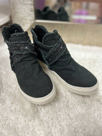 Very G - Women's Flora Distressed Rhinestone High Top Shoes