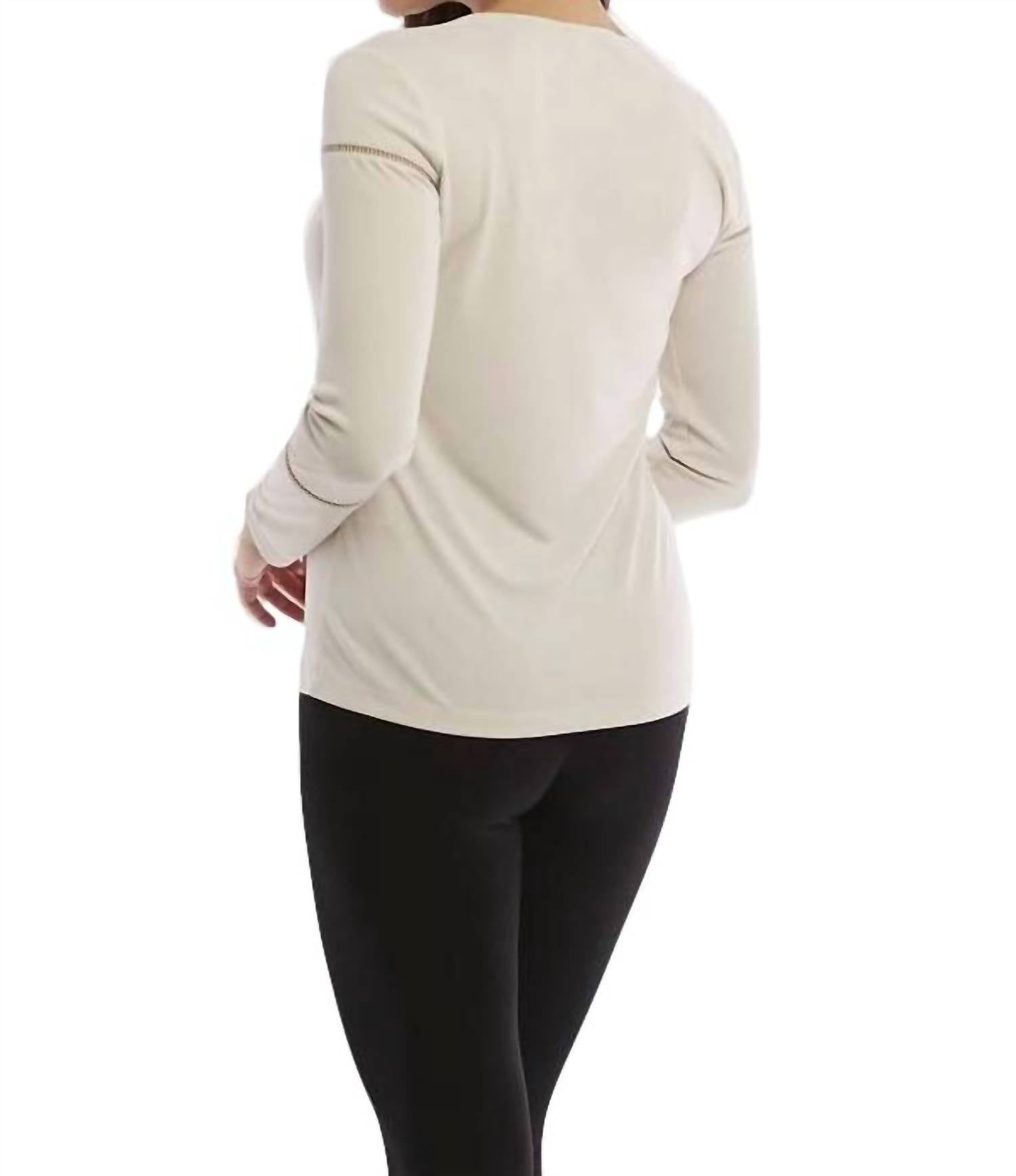 Wrinkle Free Cutout Tunic