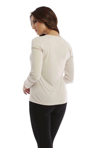 Wrinkle Free Cutout Tunic