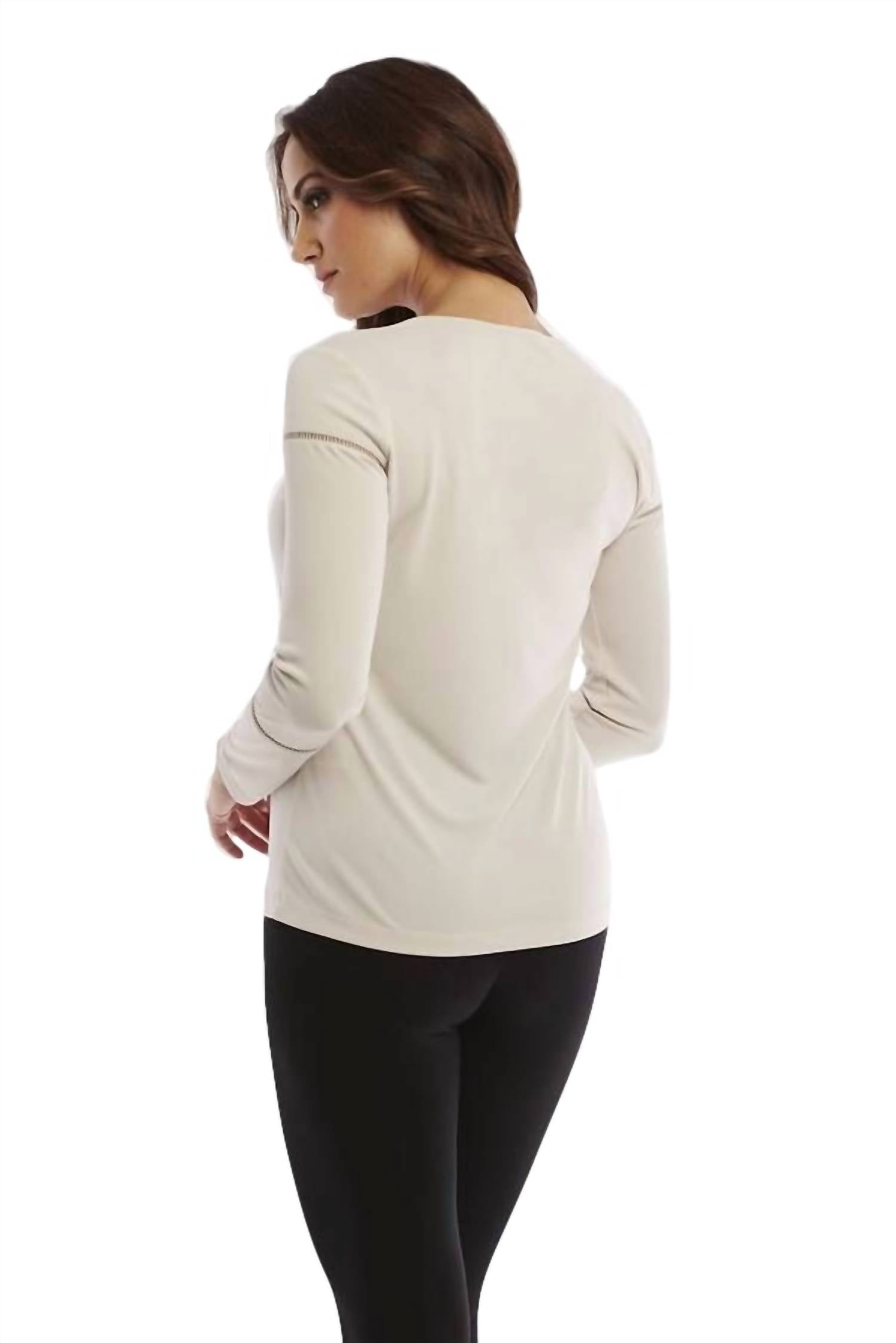 Wrinkle Free Cutout Tunic