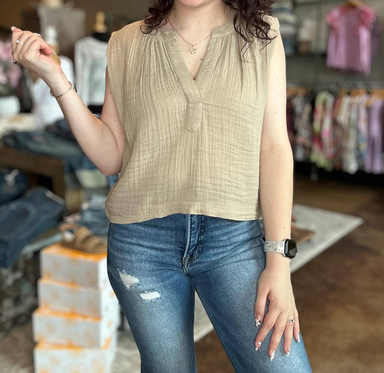 Z Supply - Cliffside V-Neck Airy Top
