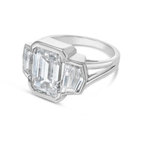 Diana M Jewels - Women's Emerald & Cadilac Lab-Grown Diamond Jewelry Ring (12.00 Ct) - Luxe