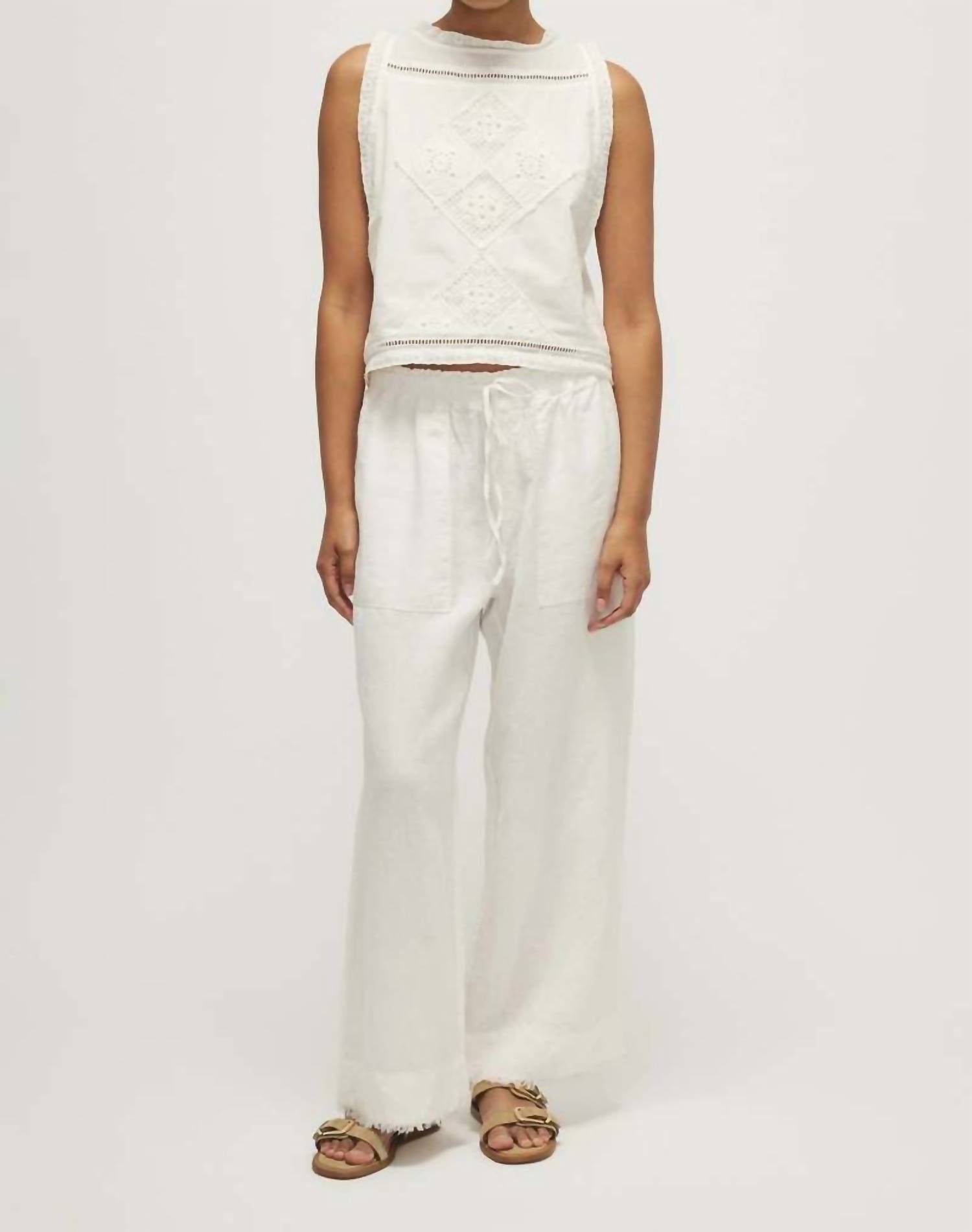 Melissa Nepton - Martin Scallop Sleeveless Top
