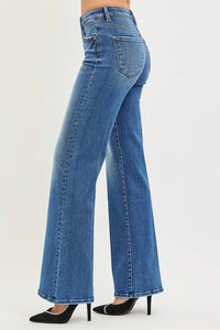 Risen - 5th Avenue High Rise Wide Flare Jeans