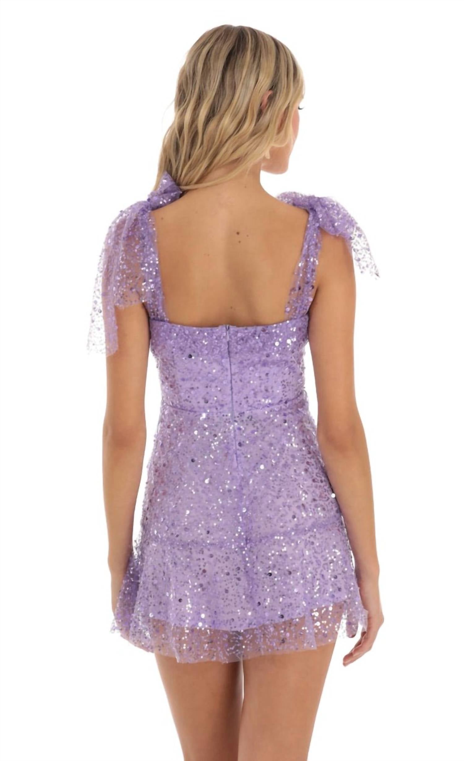 Lucy In The Sky - Women's Evermore Sequin Mini Dress