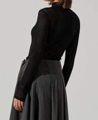 Astr - Lida Open Knit Top