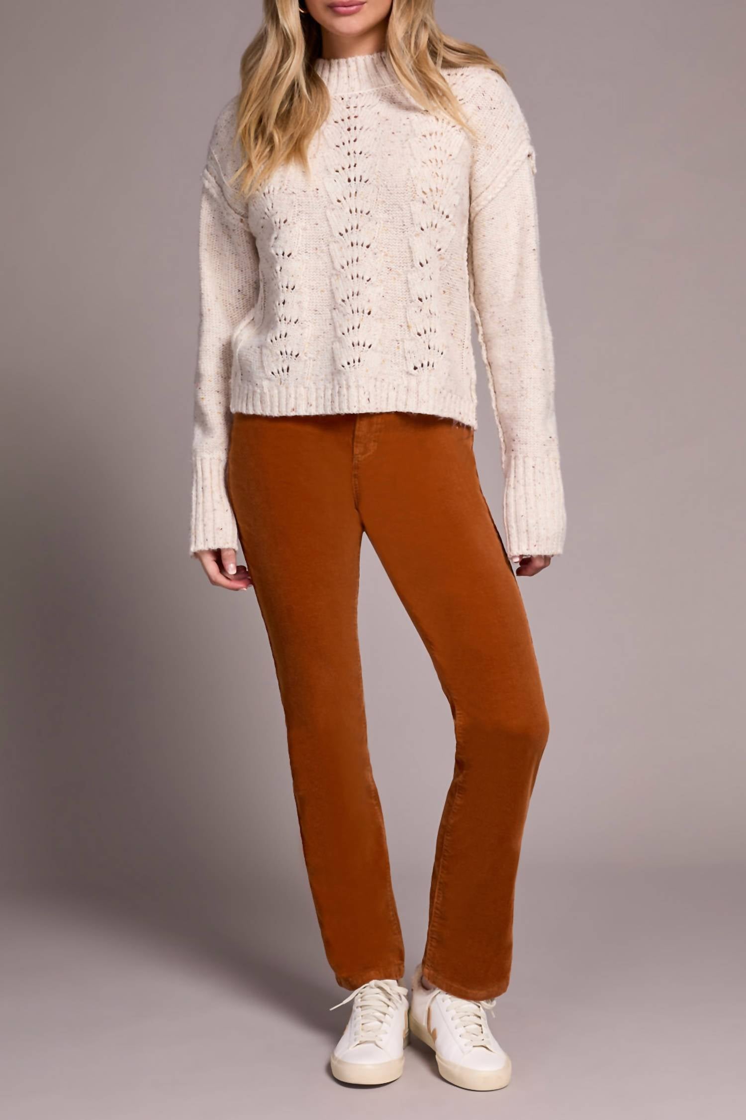 Tribal - Multi Speckle Crew Neck Sweater