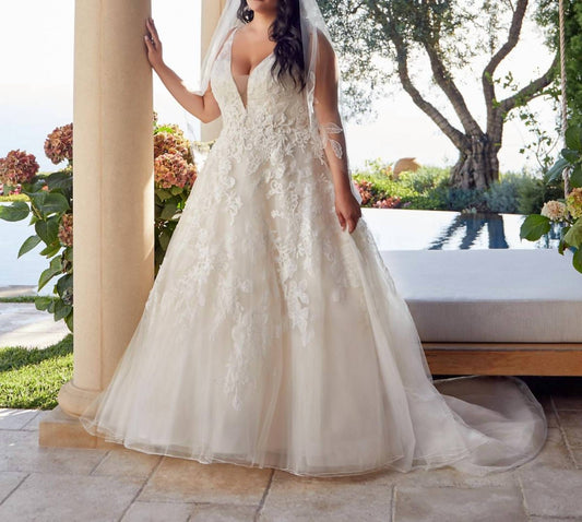 Casablanca - Ann A-line Wedding Dress