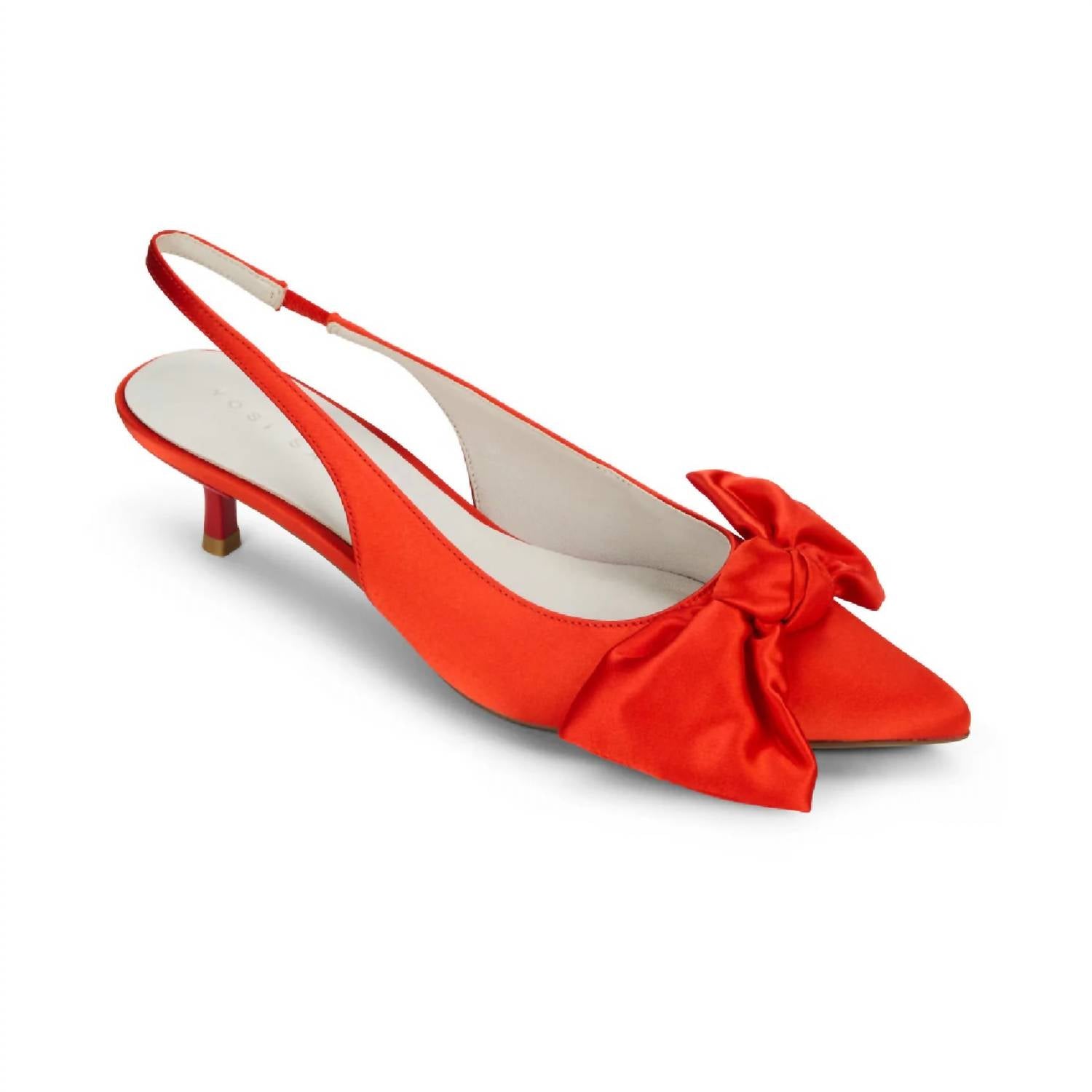Yosi Samra - Women's Elise Satin Slingback Sandals