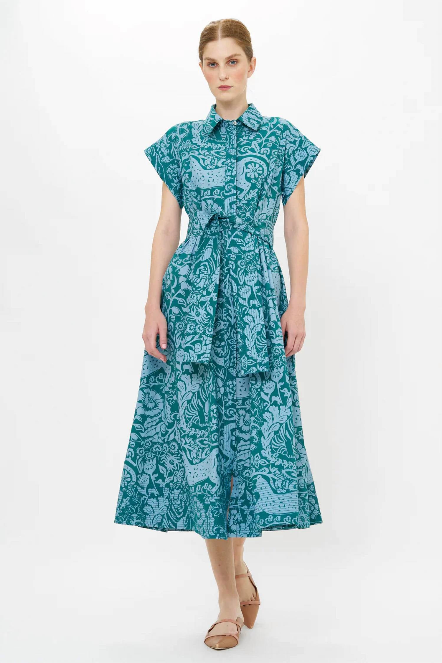 Oliphant - Belted Shirt Dress