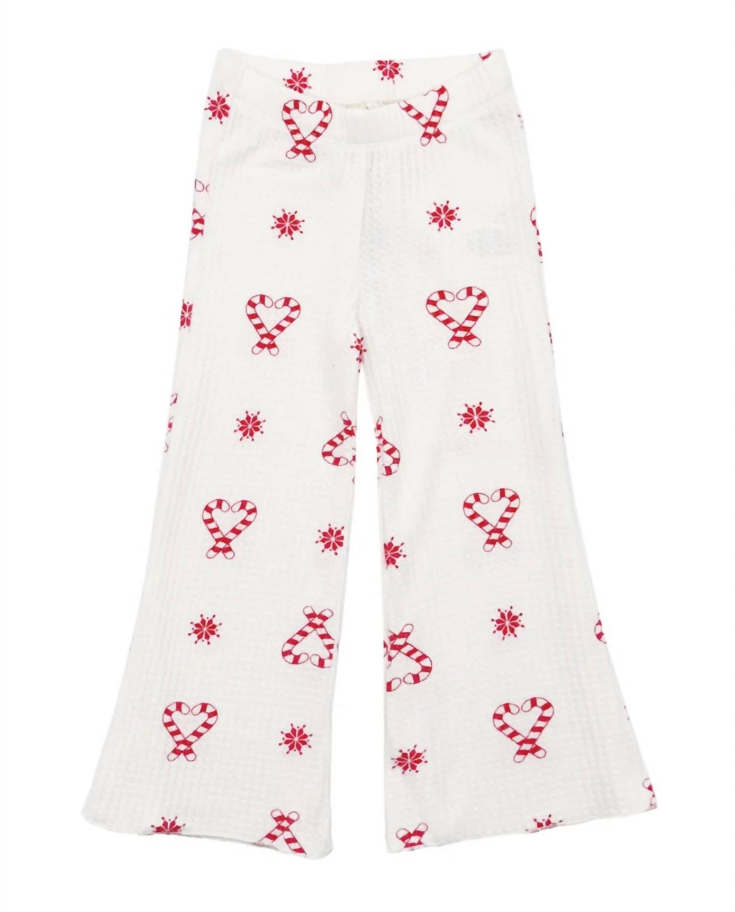 Feather 4 Arrow - Girls Melanie Candy Cane Bell Bottom Pants