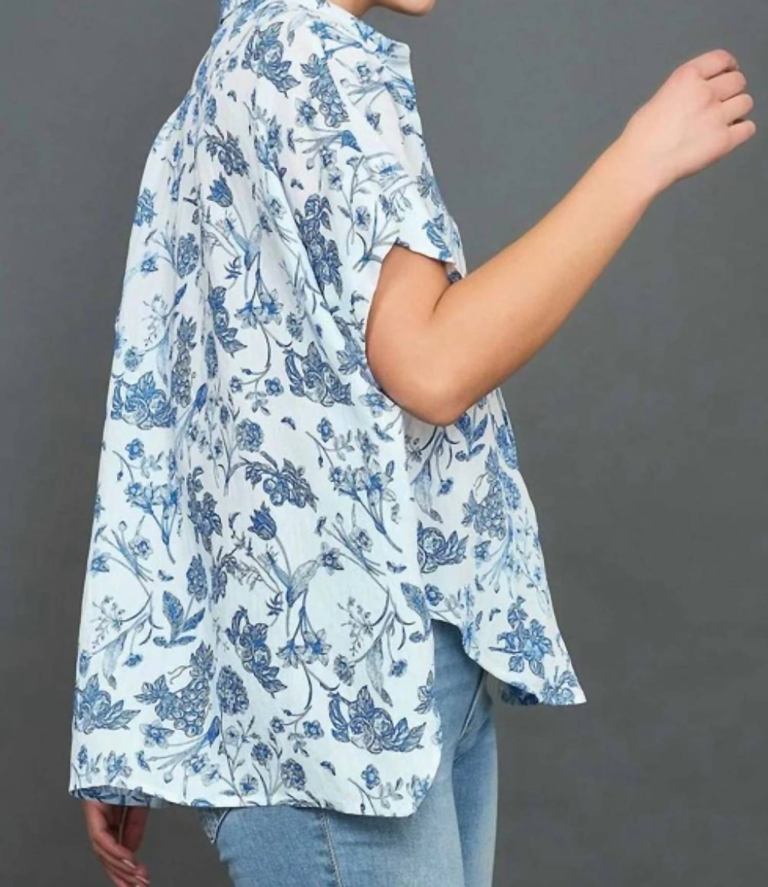 Umgee - Toile Print Top