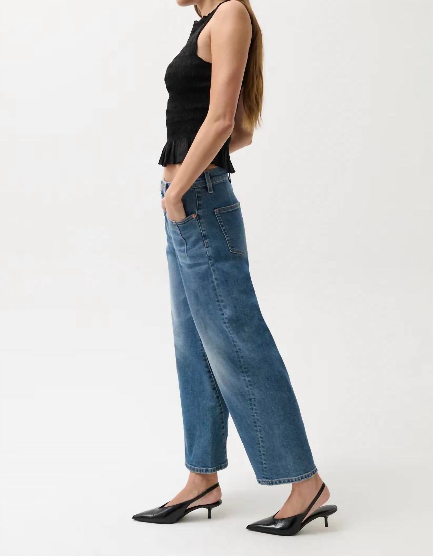 Pistola - Kyra High Rise Bowed Leg Jeans