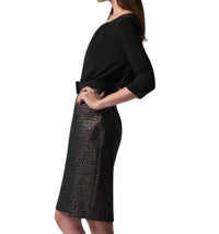 Joseph Ribkoff - Two Tone Metallic Sheath Dress