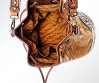 American Darling - Women's Hair On Hide Bucket Purse