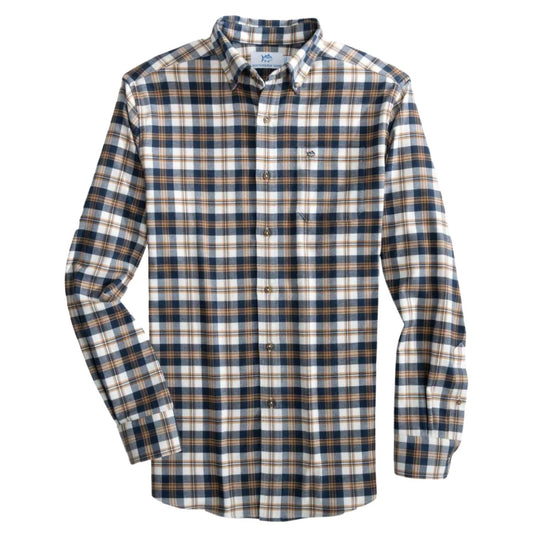 Southern Tide - Flannel Intercoastal Durant Long Sleeve Sport Shirt