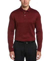 Pga Tour - Men's Moisture Wicking Long Sleeve Golf Polo Shirt