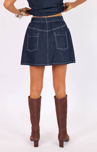 Sage The Label - Bodega Denim Mini Skirt