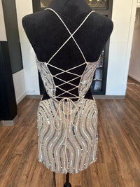 Scala - Women's Beaded Sequins Dress