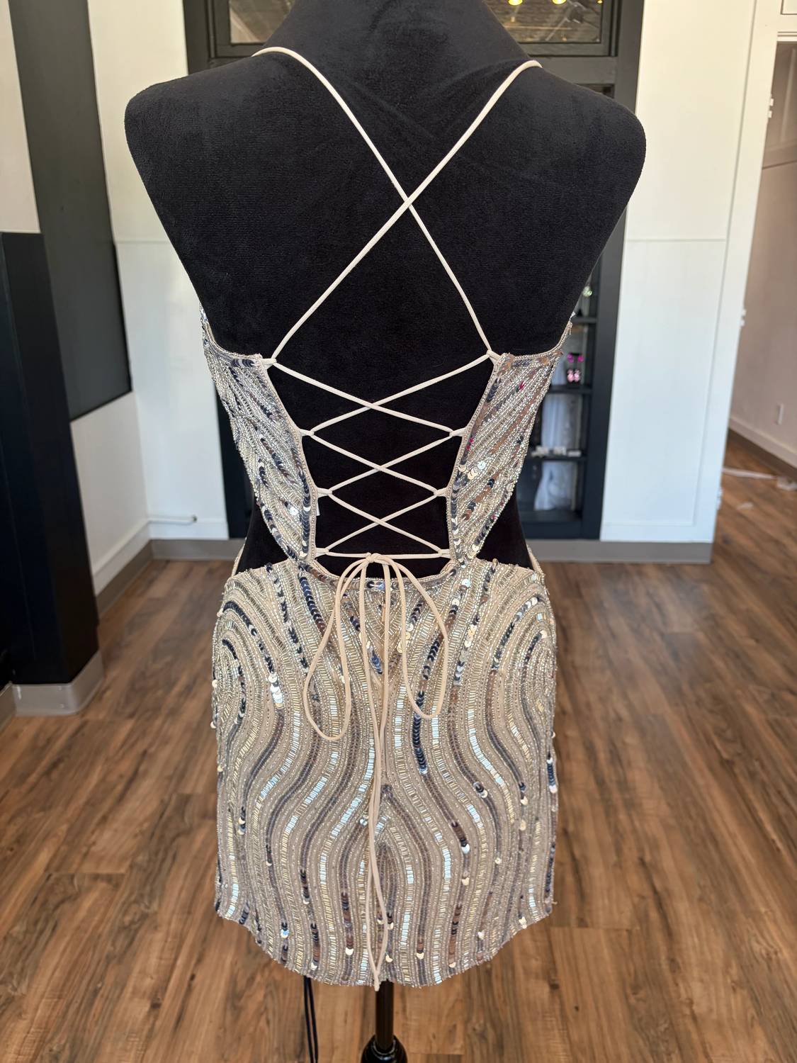 Scala - Women's Beaded Sequins Dress