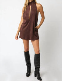 Olivaceous - Gina Halter Dress