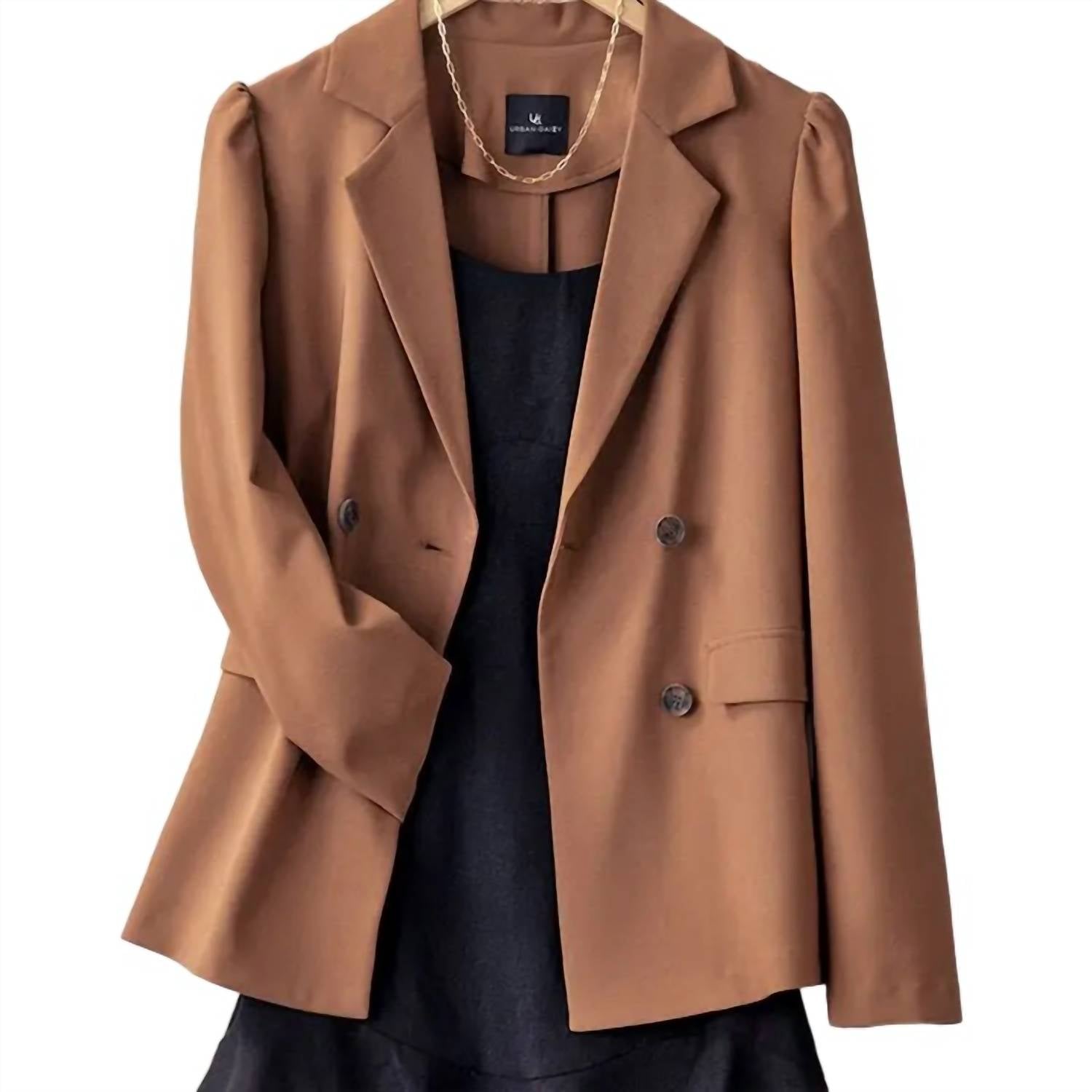 Love Tree - Women's Classic Double Button Blazer