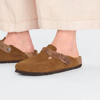 Birkenstock - Women's Boston Suede Braided Clogs