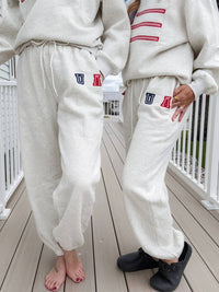 Berry Mellow - USA Applique Joggers