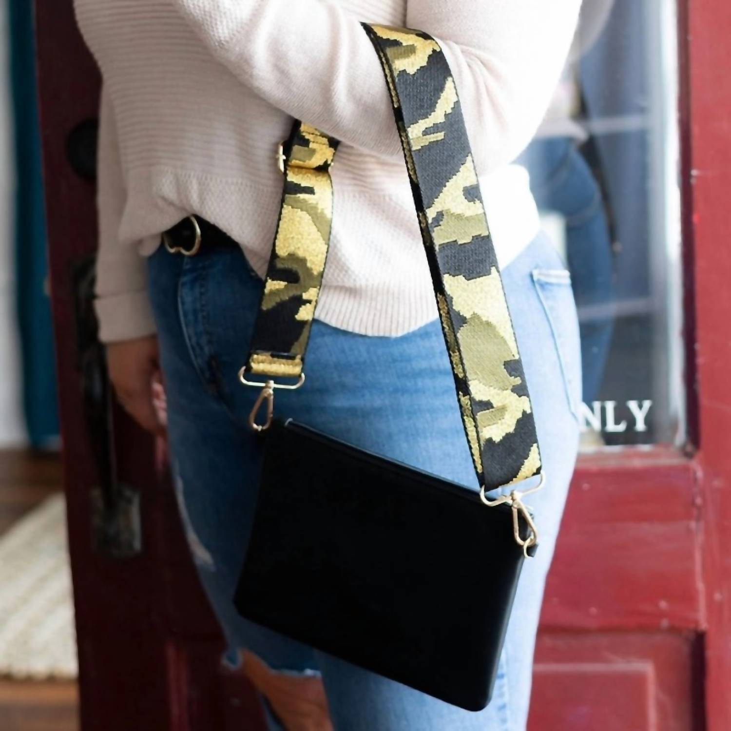 Viv & Lou Women's Adjustable Detachable Crossbody Bag Purse Strap in camo - women's item - view 4