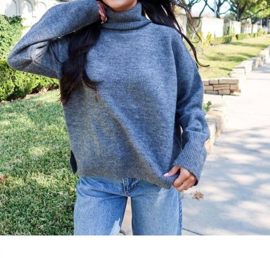 Miou Muse - Keep It Cozy Turtleneck Sweater