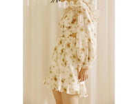 Storia - Rose Ruffled Mini Dress