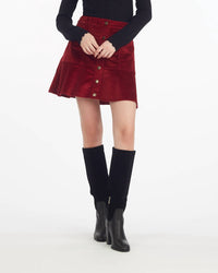 Draper James - Button Front Corduroy Skirt