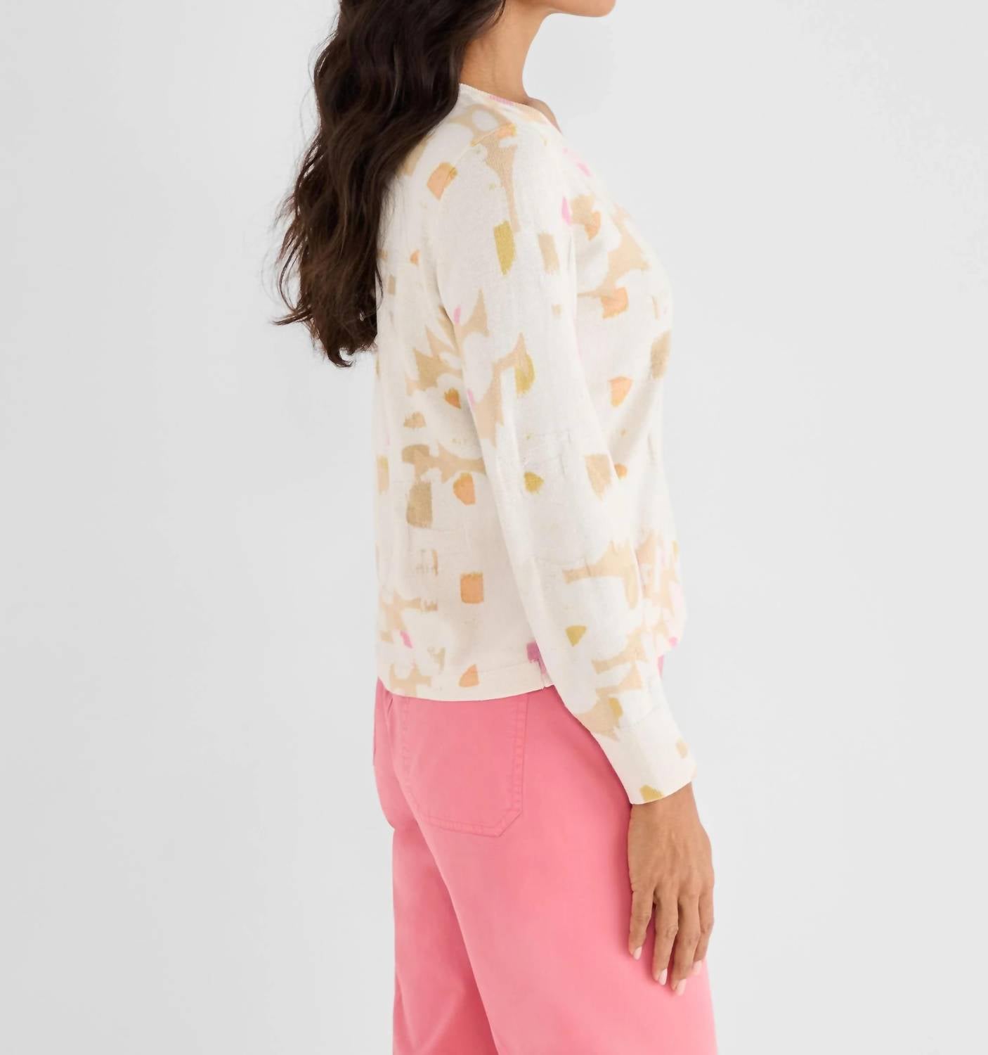 Nic + Zoe - Mod Mix V Neck Sweater
