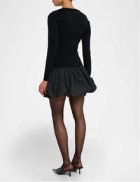 Cinq A Sept - Brisa Mixed Media Mini Dress