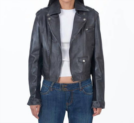 Jachs New York - Piper Patina Leather Jacket