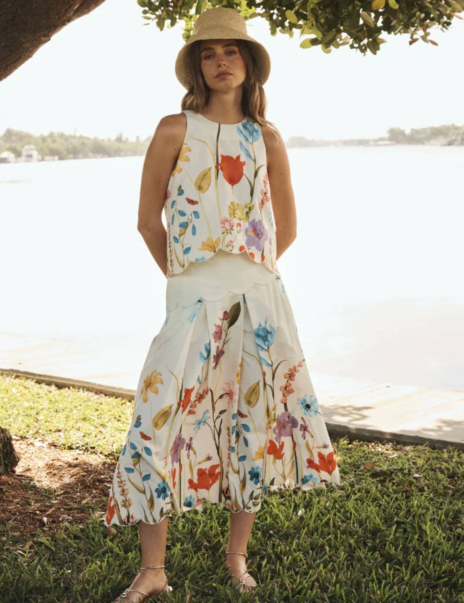 Mestiza New York - Sonata Scallop Midi Skirt