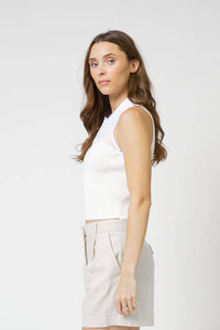 Central Park West - Brooklyn Sheer Polo Halter Top