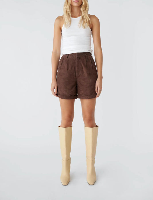 Deadwood - SUZY SUEDE SHORTS