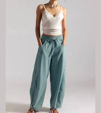 Free People - Women's Something Good Pull-on Barrel Pants
