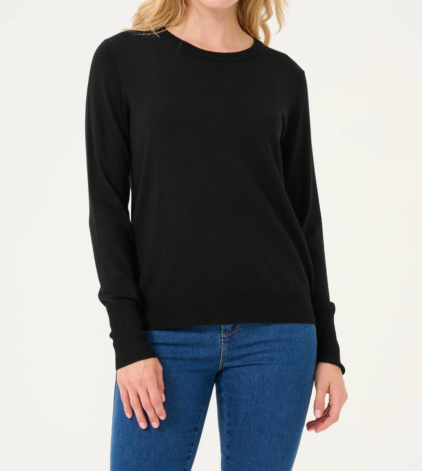 Kaffe - Kalizza Round Neck Regular Fit Pullover Sweater