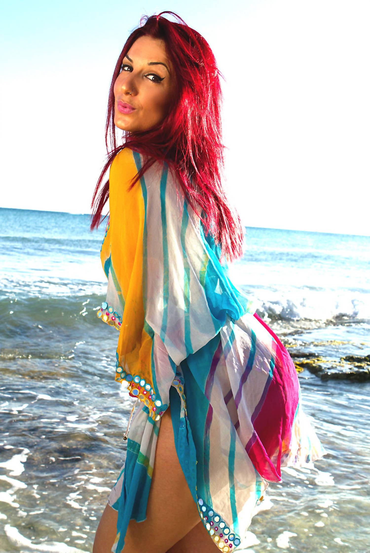 Malibutique - Indian Princess V-neck Coverups