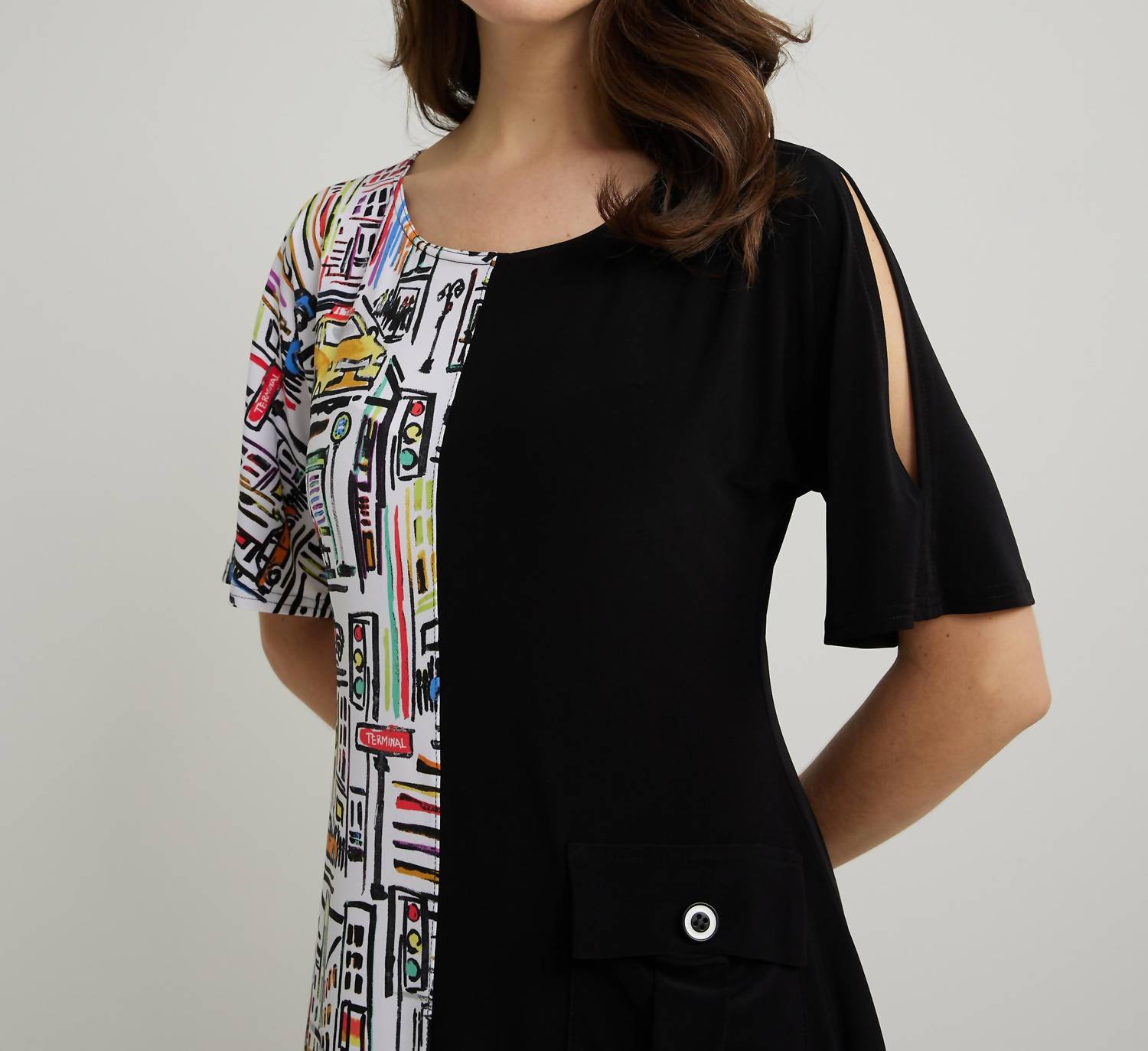Joseph Ribkoff - Urban Print Dress
