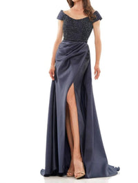 Colors Dress - Beaded Bodice Gown