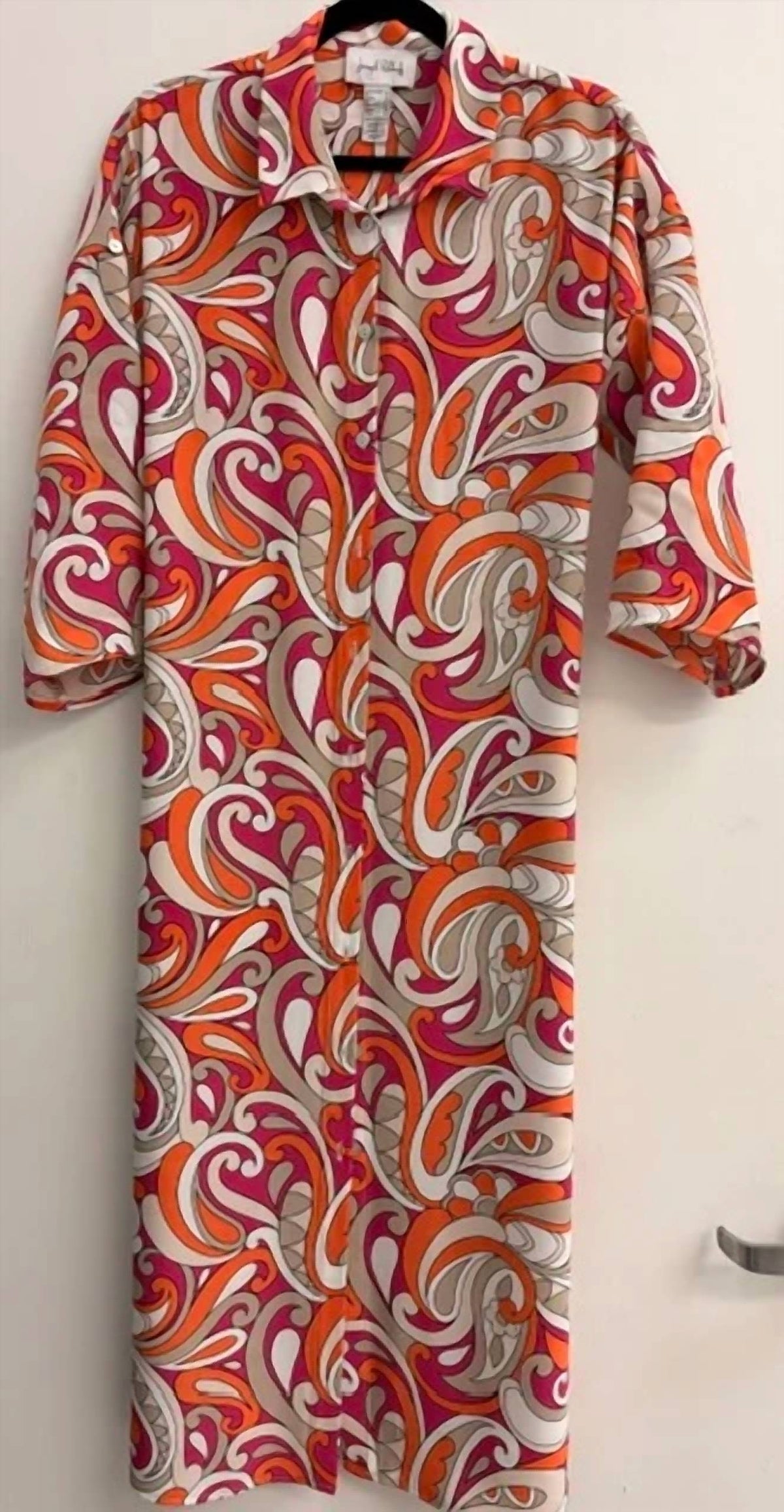 Joseph Ribkoff - Women's Button-down Midi Shirt Dress