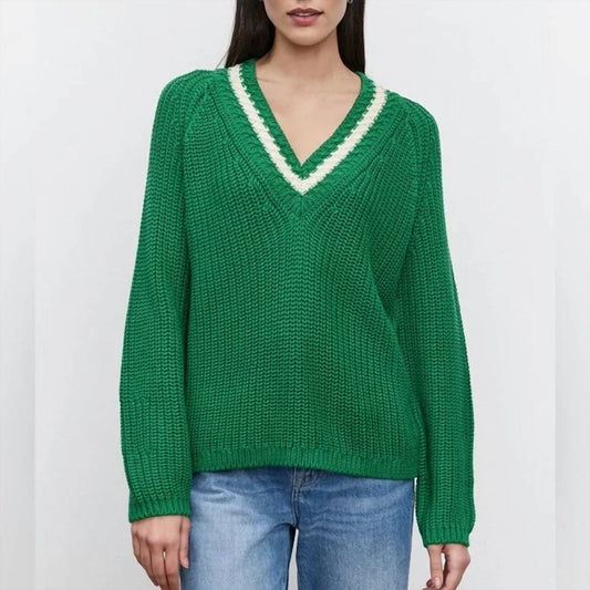 Velvet By Graham & Spencer - V-Neck Pullover Sweater